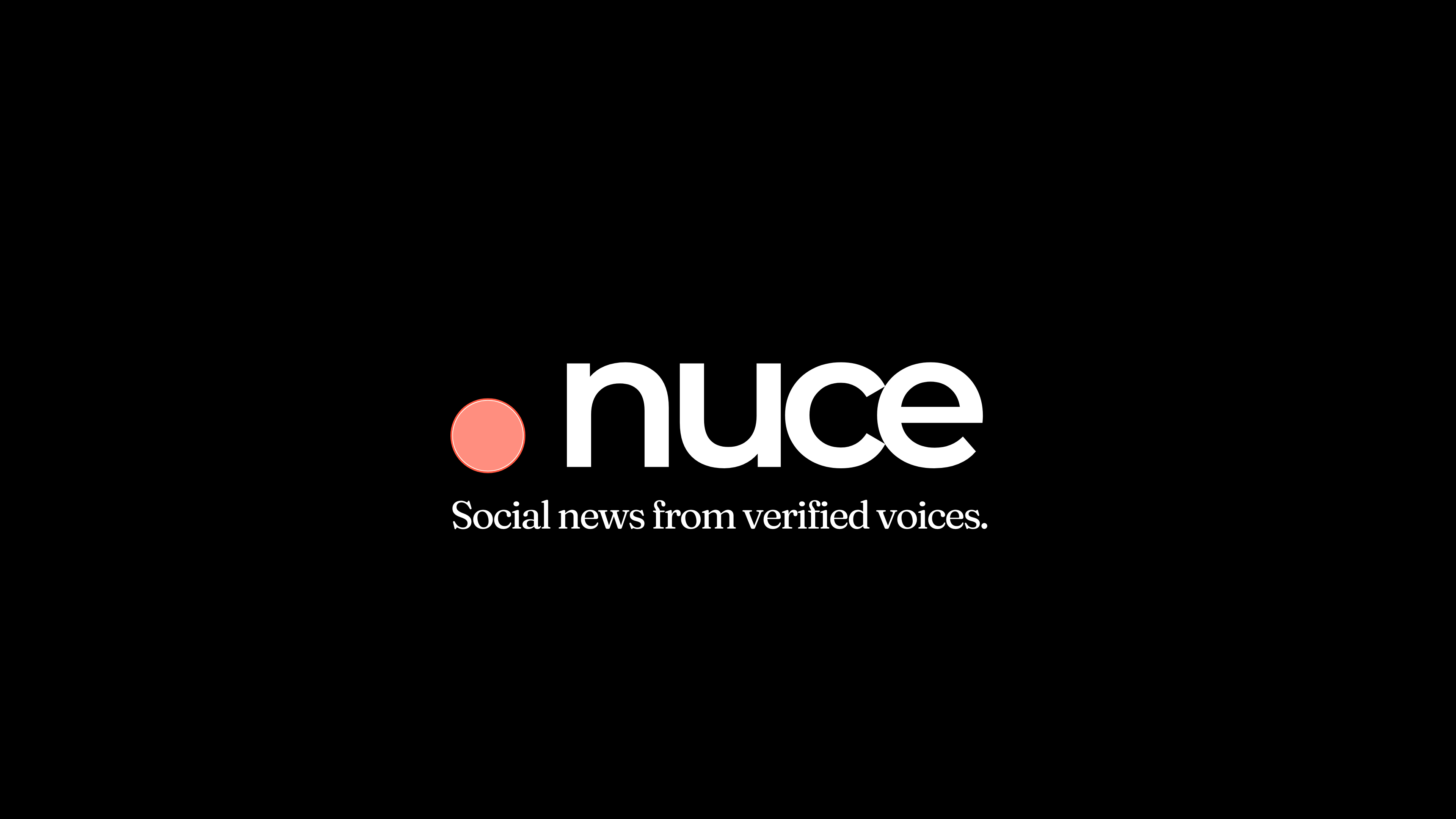 nuce — Social news from verified voices.